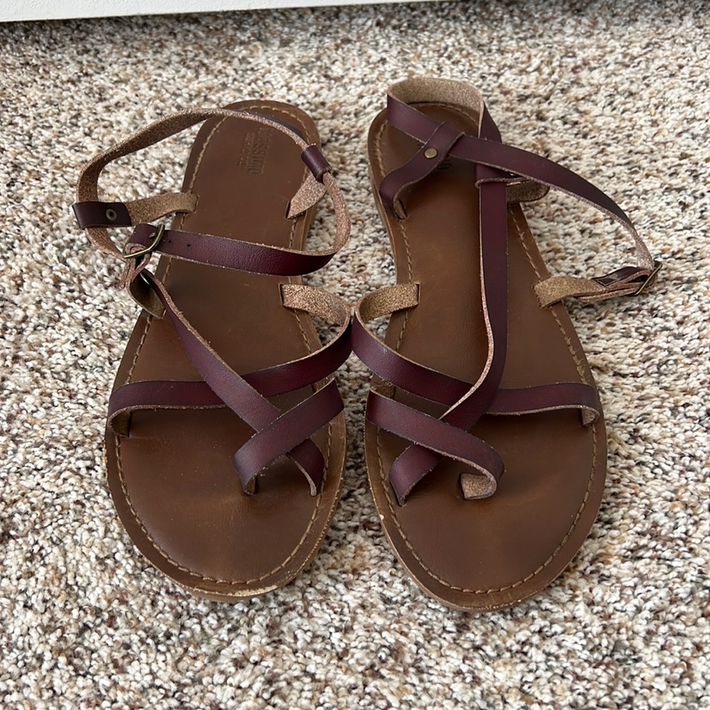 Lightly worn gladiator sandals